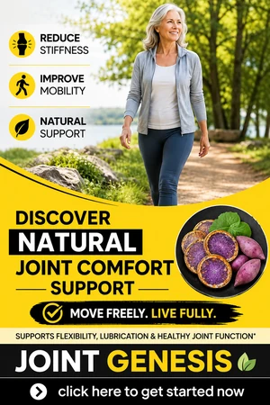 Joint comfort support advertisement